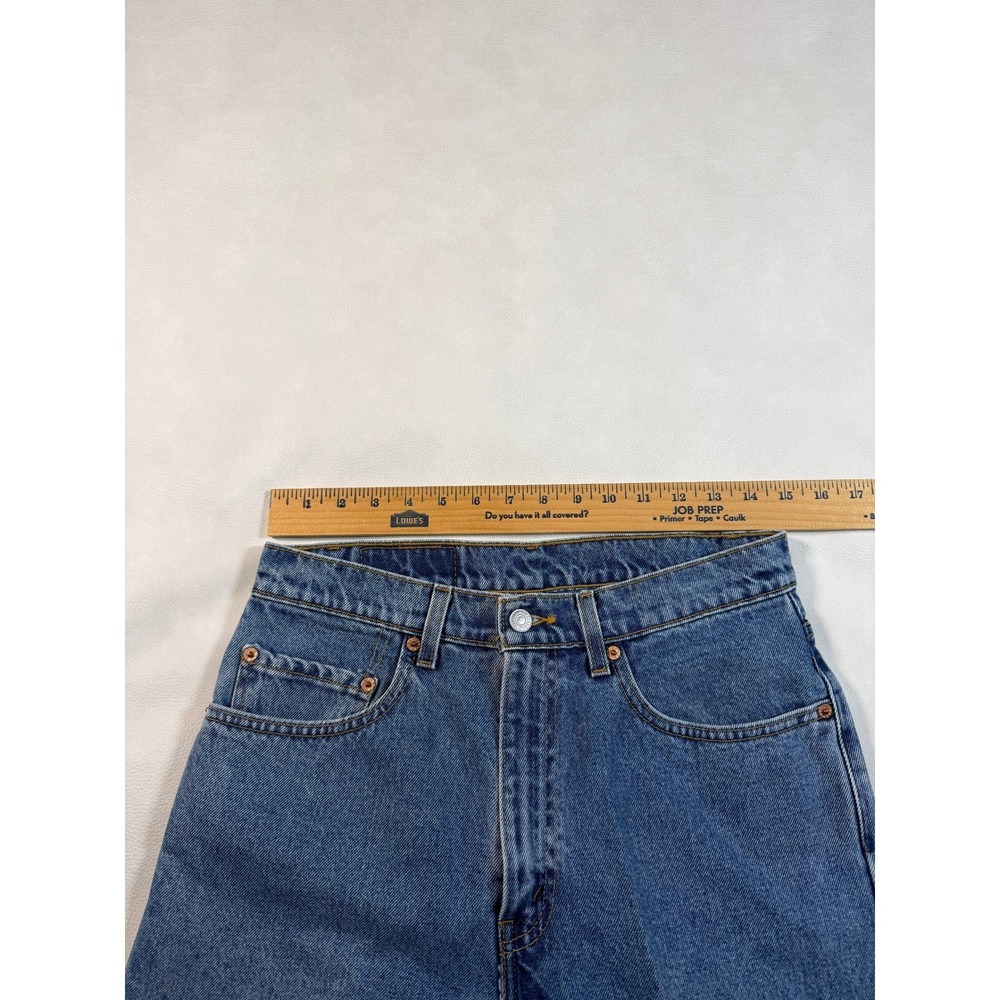 1998 Levis 505 Regular Fit Straight Leg Mens 30x30 Jeans Blue Vintage - Picture 7 of 11